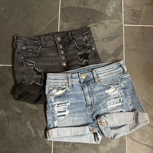 TWO PAIRS- AMERICAN EAGLE SHORTS